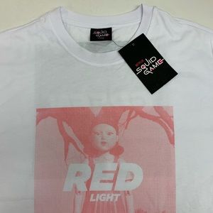 Squid Game Red Light Green Light Netflix Primark T Shirt Size XL NWT